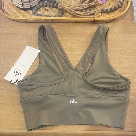 ALO Yoga Olive Branch Wild Thing Bra - Picture 2 of 2